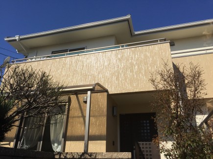 熊本市東区H様邸　外壁・付帯部塗装工事