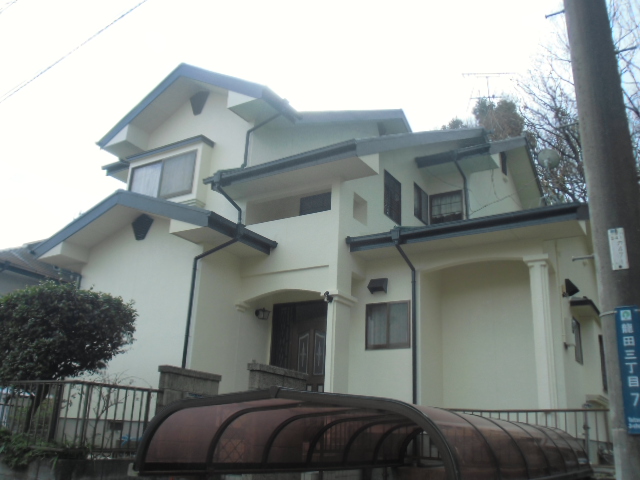 熊本市北区A様邸　外壁塗装・屋根塗装工事